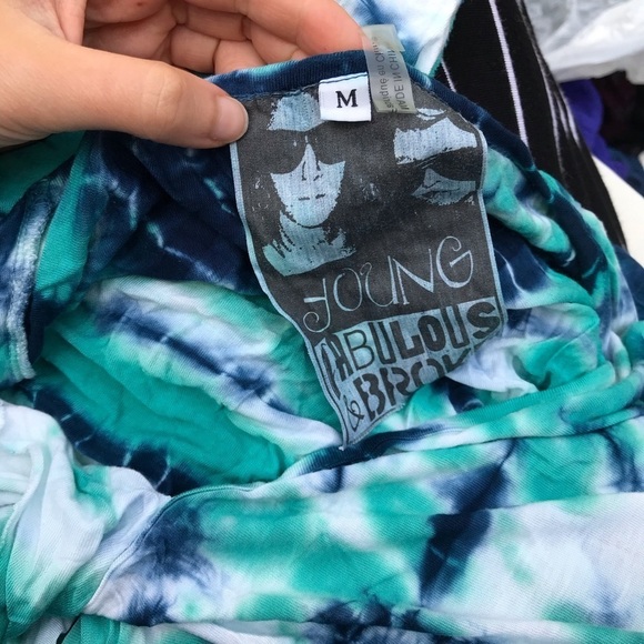 CYoung Fabulous and Broke / splendor tie dye top m - Picture 3 of 4